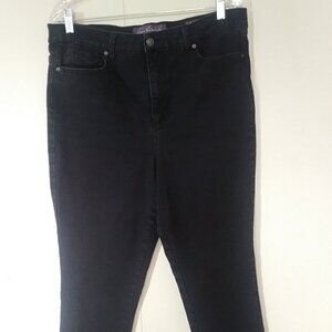 Gloria Vanderbilt Black Jeans Amanda Skinny
